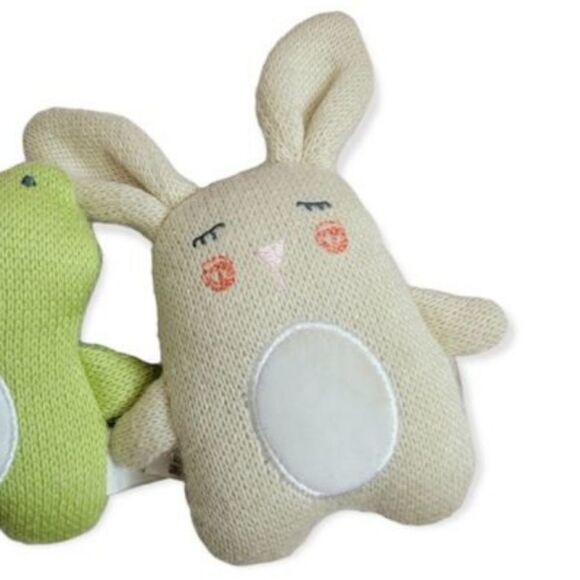 Cloud Island plush rattle, rabbit - Picture 1 of 2
